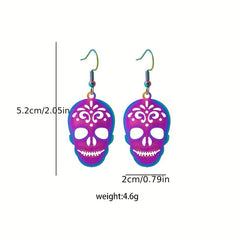 Halloween Funny Dangle Earrings Cartoon Drop Stud Gift Girls Spooky