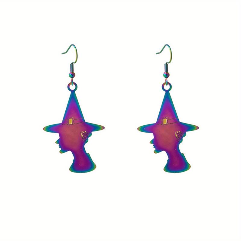 Halloween Funny Dangle Earrings Cartoon Drop Stud Gift Girls Spooky