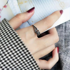 Retro Old fashioned Rose Ring Ladies Jewelry