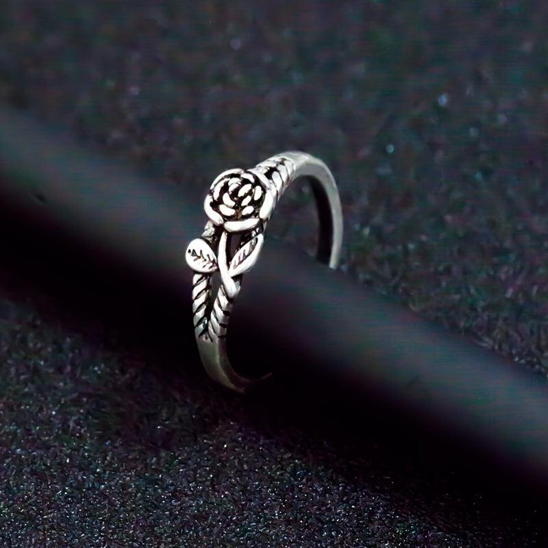 Retro Old fashioned Rose Ring Ladies Jewelry
