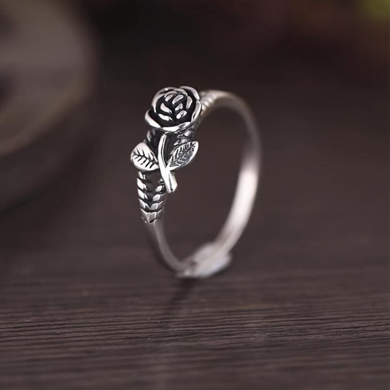 Retro Old fashioned Rose Ring Ladies Jewelry