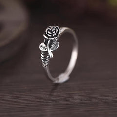 Retro Old fashioned Rose Ring Ladies Jewelry
