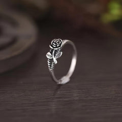 Retro Old fashioned Rose Ring Ladies Jewelry
