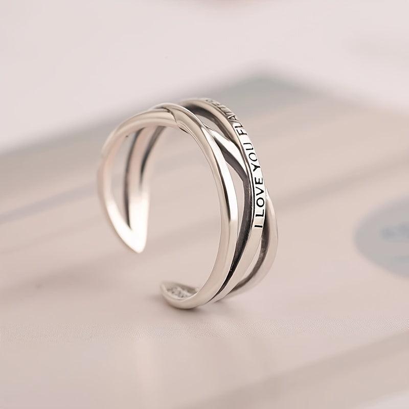 Intertwined Ring Party Jewelry Adjustable Index Finger Open Ring