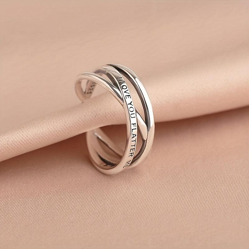 Intertwined Ring Party Jewelry Adjustable Index Finger Open Ring