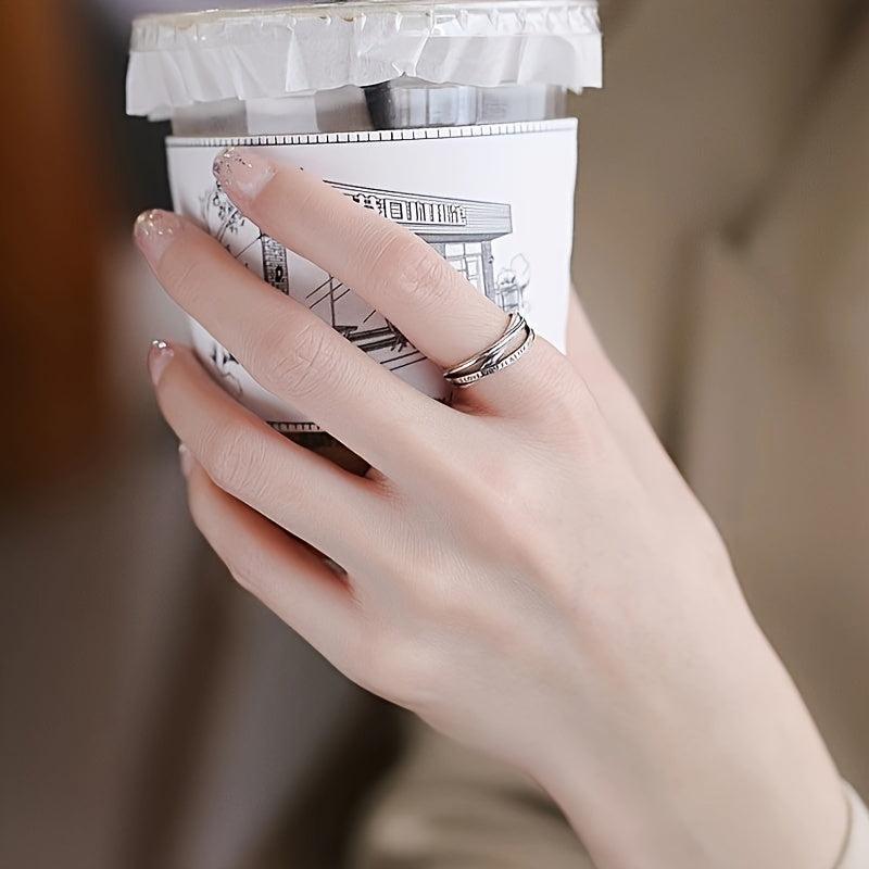 Intertwined Ring Party Jewelry Adjustable Index Finger Open Ring