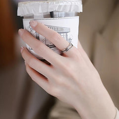 Intertwined Ring Party Jewelry Adjustable Index Finger Open Ring