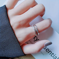 Intertwined Ring Party Jewelry Adjustable Index Finger Open Ring