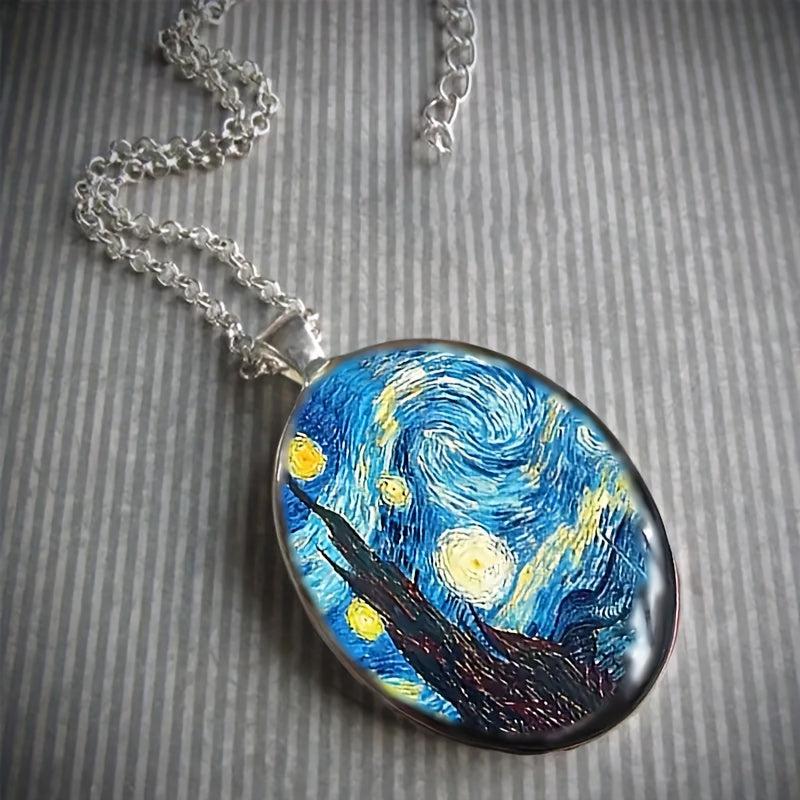 Creative Round Pendant Necklace for Anniversary Party Toy Gift