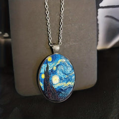 Creative Round Pendant Necklace for Anniversary Party Toy Gift