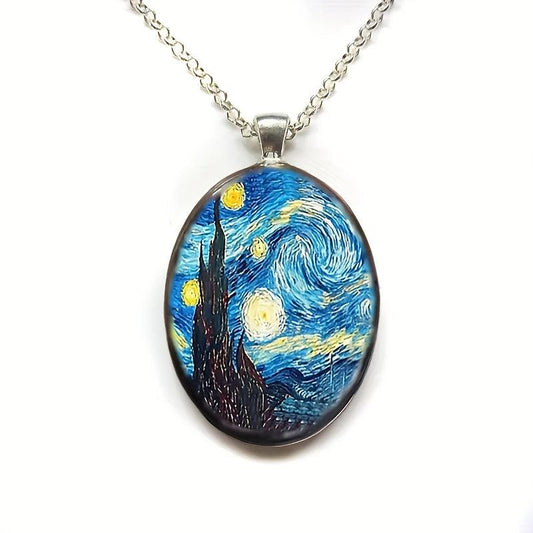 Creative Round Pendant Necklace for Anniversary Party Toy Gift