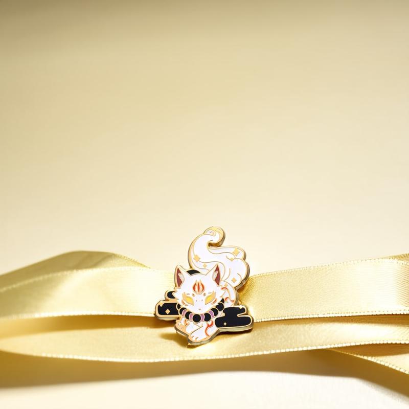 Fox Enamel Brooch For Men Women For Backpacks Costumes