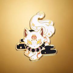 Fox Enamel Brooch For Men Women For Backpacks Costumes