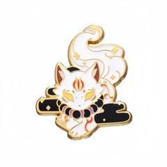 Fox Enamel Brooch For Men Women For Backpacks Costumes