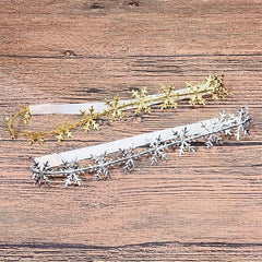 Christmas Snowflake Headband Photo Elastic Hair Accessory
