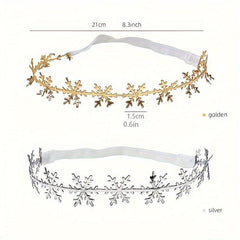 Christmas Snowflake Headband Photo Elastic Hair Accessory