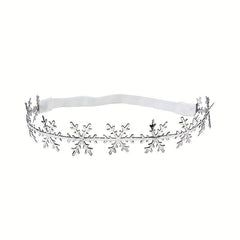 Christmas Snowflake Headband Photo Elastic Hair Accessory