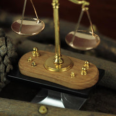 Mini Doll House Accessories Simulation Alloy Scales Family Toy Puzzle Model