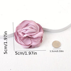 Camellia Magnet Pin Coat Brooch Party Jewelry