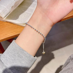 Small Crowd Silvery Bracelet for Girlfriends