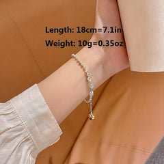 Small Crowd Silvery Bracelet for Girlfriends
