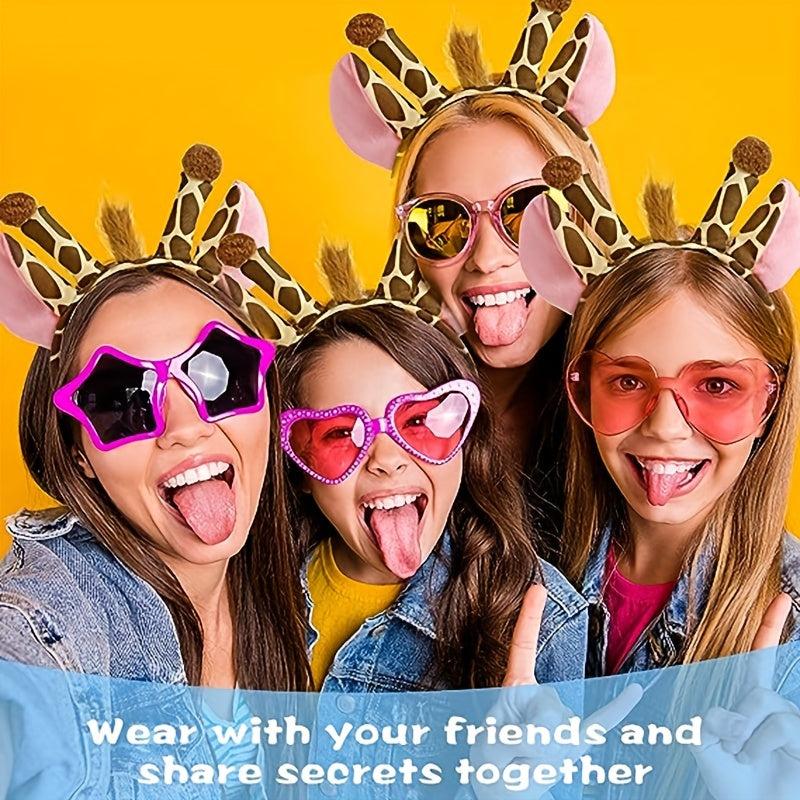 Christmas Animal Headbands Cartoon Headwear Costume Cosplay Party Accessories