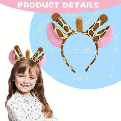 Christmas Animal Headbands Cartoon Headwear Costume Cosplay Party Accessories