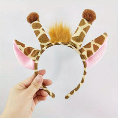 Christmas Animal Headbands Cartoon Headwear Costume Cosplay Party Accessories