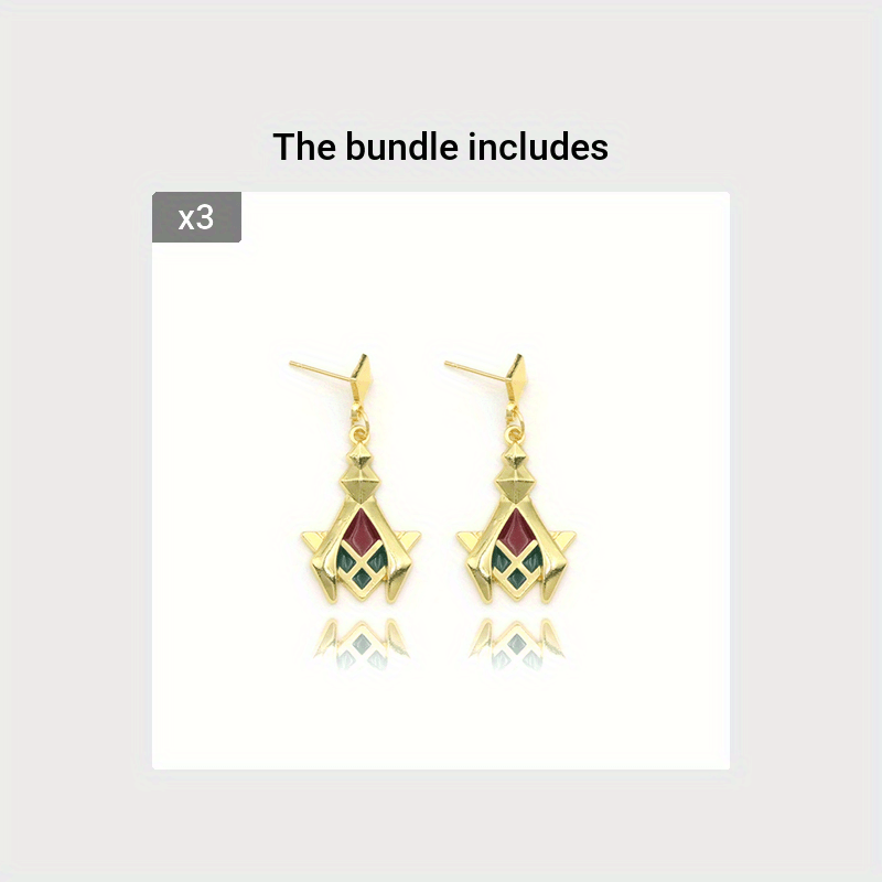 Magic School Light Earrings Blazing Mane Lion Deshia Cos Earpin