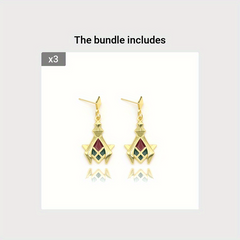Magic School Light Earrings Blazing Mane Lion Deshia Cos Earpin