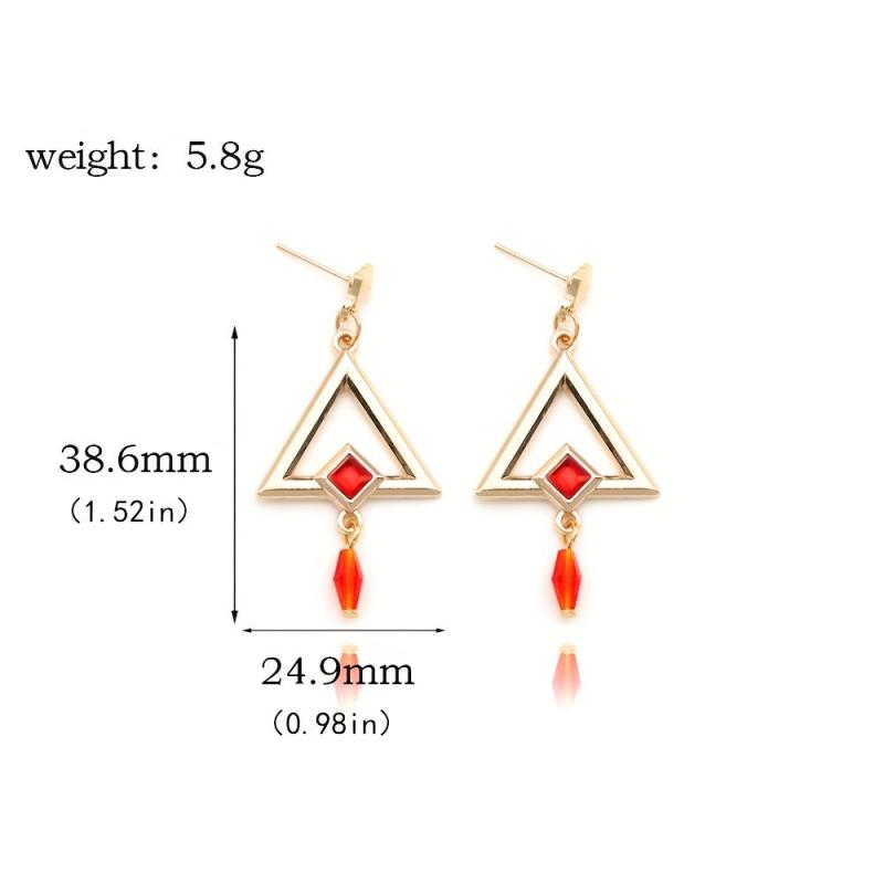 Magic School Light Earrings Blazing Mane Lion Deshia Cos Earpin