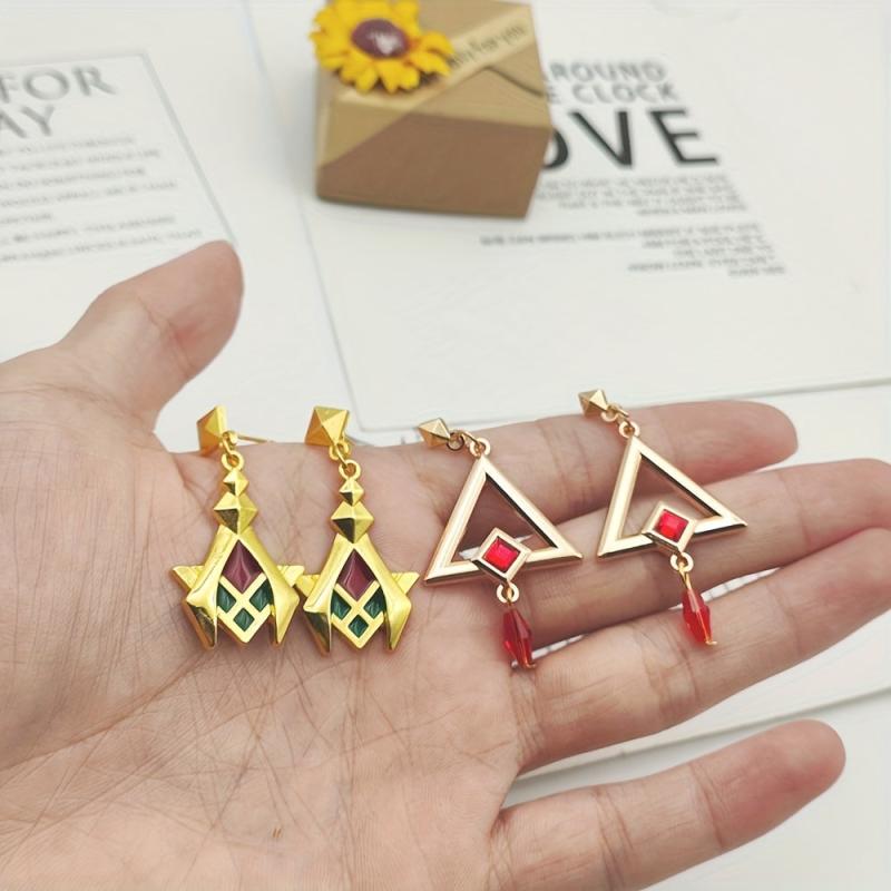Magic School Light Earrings Blazing Mane Lion Deshia Cos Earpin