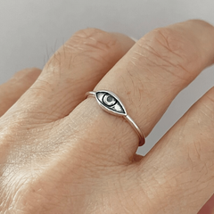 Vintage Evil Eye Protection Ring