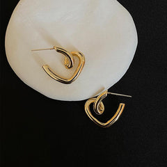 Stylish Love Heart Earrings for Women