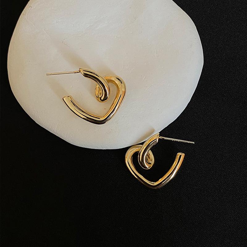 Stylish Love Heart Earrings for Women