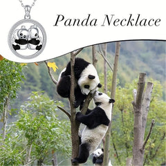Creative Panda Pendant Necklace Animal Jewelry Panda Necklace Gift