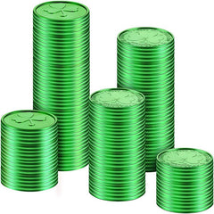 10Pcs St Patrick's Party Decoration Coin Irish Clover Toy Gift