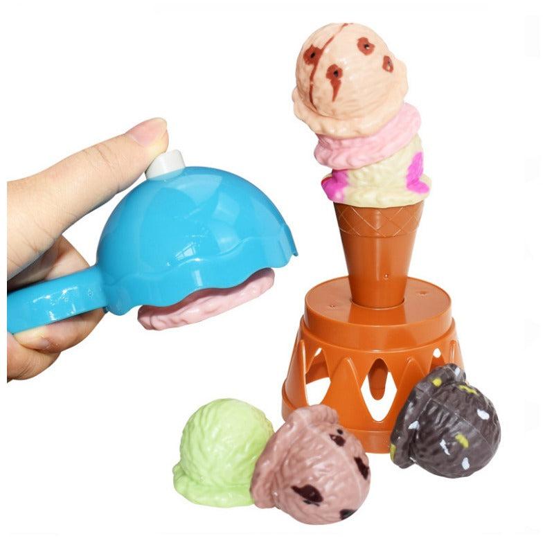 Kids Ice Cream Stack Up Pretend Play Toy
