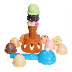 Kids Ice Cream Stack Up Pretend Play Toy