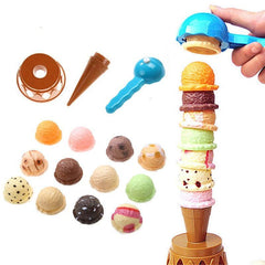 Kids Ice Cream Stack Up Pretend Play Toy
