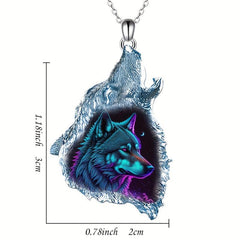 Creative Wolf Pendant Necklace Party Jewelry Gift