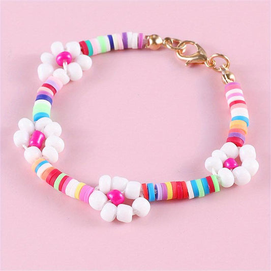 Daisy Flower Princess Soft Ceramic Children's Bracelet