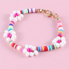 Daisy Flower Princess Soft Ceramic Children's Bracelet