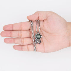 Space Astronaut Pendant Star Necklace