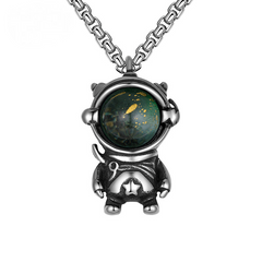 Space Astronaut Pendant Star Necklace