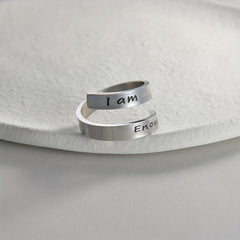 Adjustable I Am Enough Mood Ring