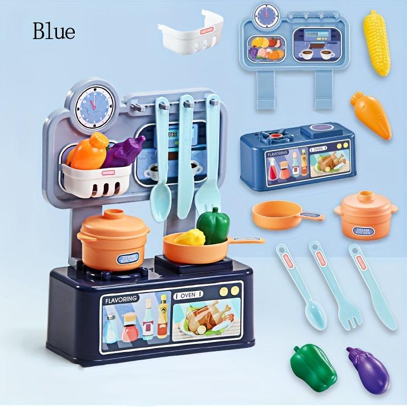 Girl Toy Kitchen Set Cooking Utensils Model Combination Cooking Tools