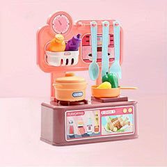 Girl Toy Kitchen Set Cooking Utensils Model Combination Cooking Tools