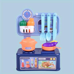 Girl Toy Kitchen Set Cooking Utensils Model Combination Cooking Tools