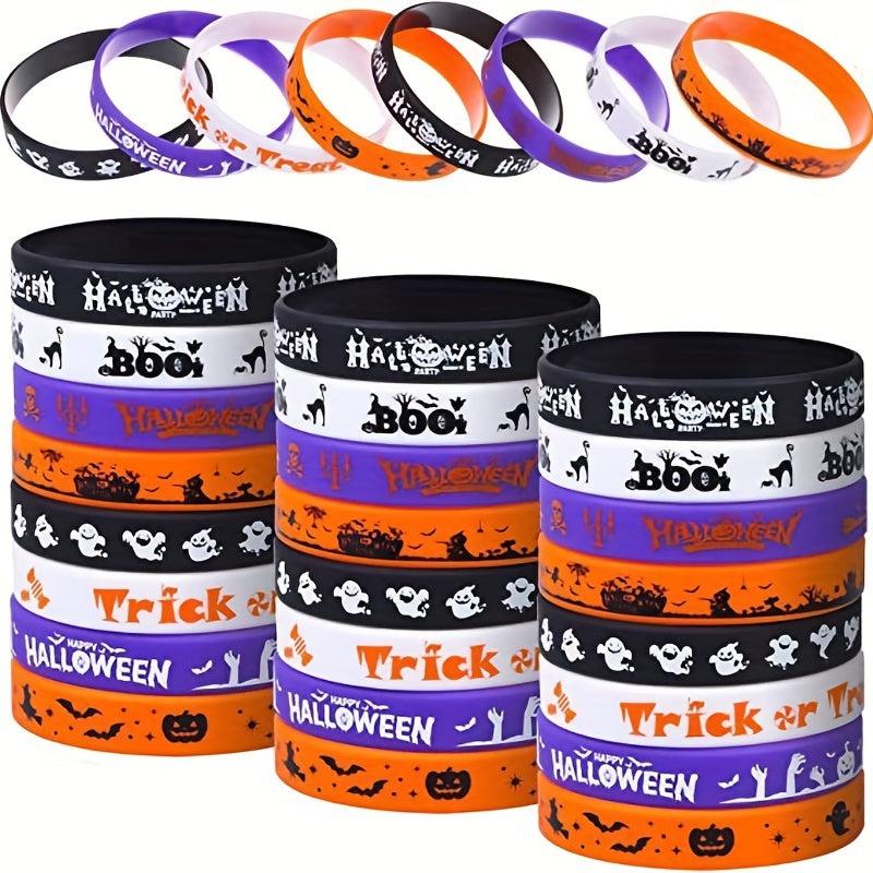 Halloween Silicone Wristband Bracelet Funny Rubber Bracelet